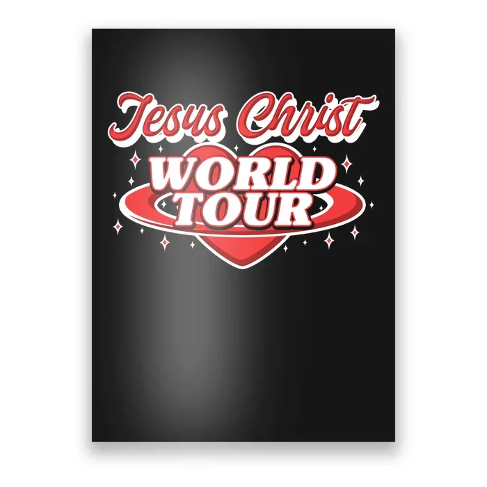 Jesus World Tour Christian Music Faith Concert Front & Back Poster