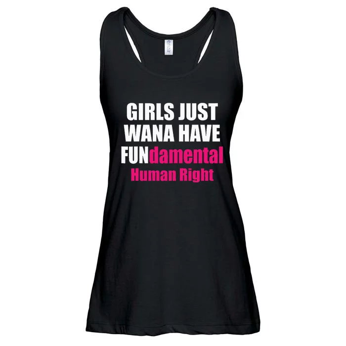 Just Want To Have Fundamental Human Rights Feminist Ladies Essential Flowy Tank