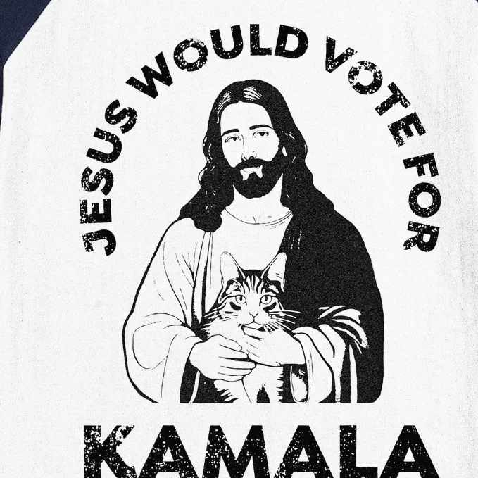 Jesus Would Vote For Kamala Harris Walz 2024 Baseball Sleeve Shirt