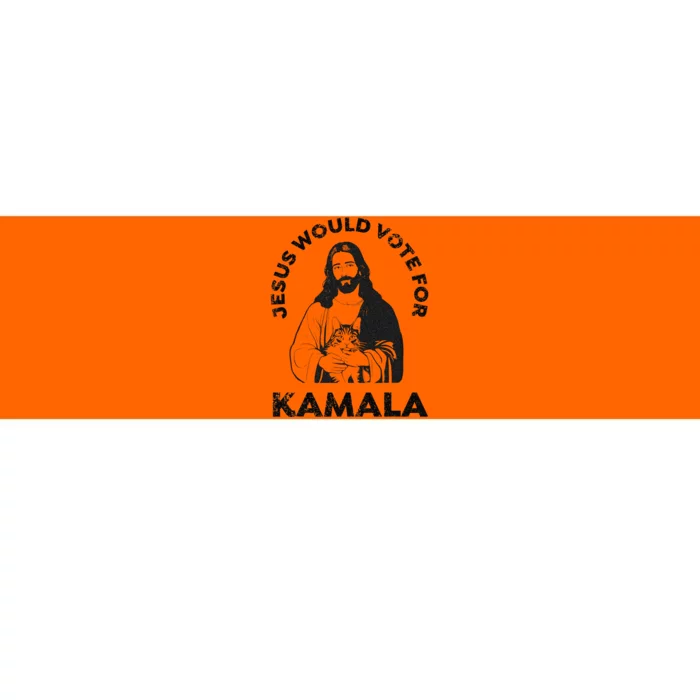 Jesus Would Vote For Kamala Harris Walz 2024 Bumper Sticker