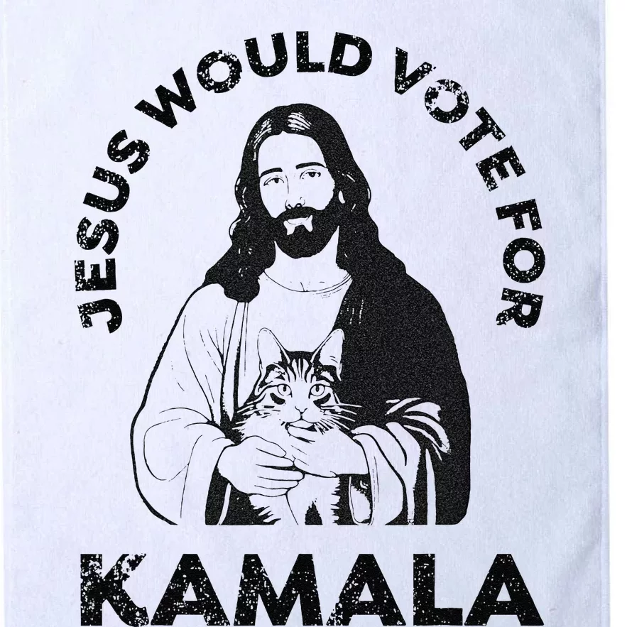 Jesus Would Vote For Kamala Harris Walz 2024 Platinum Collection Golf Towel