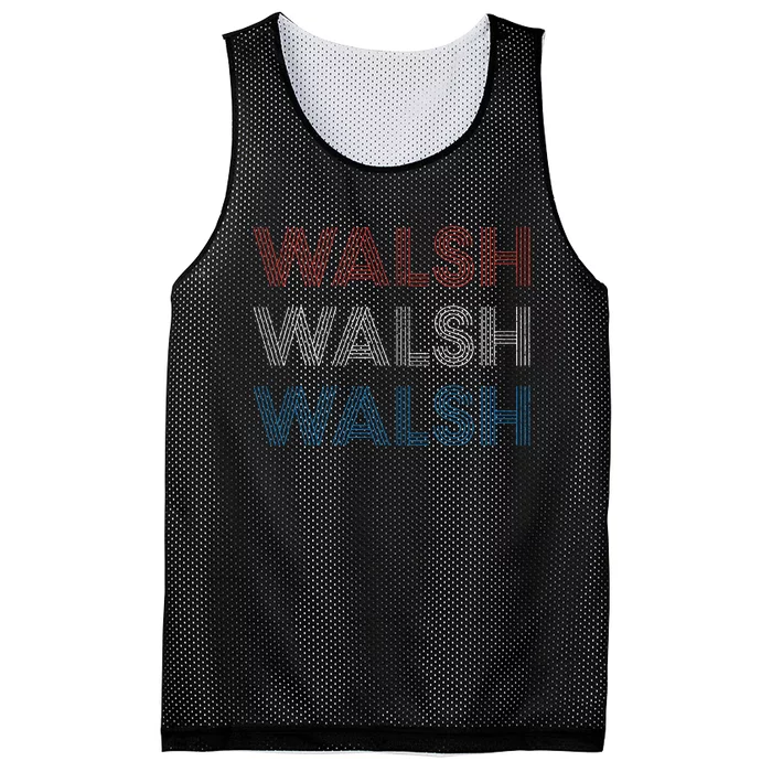 Joe Walsh Vote For President 2020 Election Republican Gift Mesh Reversible Basketball Jersey Tank