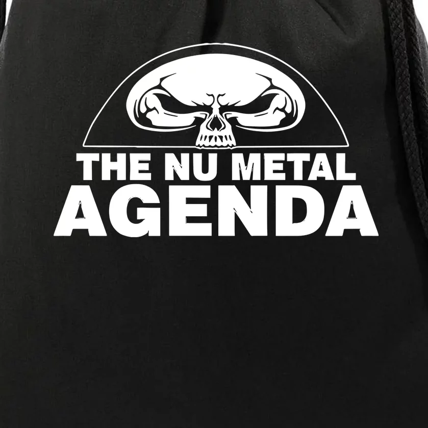 Justin Whang Wearing The Nu Metal Agenda Drawstring Bag