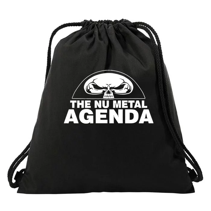 Justin Whang Wearing The Nu Metal Agenda Drawstring Bag