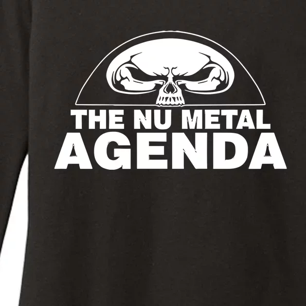 Justin Whang Wearing The Nu Metal Agenda Womens CVC Long Sleeve Shirt