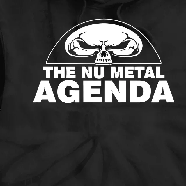 Justin Whang Wearing The Nu Metal Agenda Tie Dye Hoodie