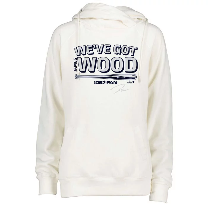 James Wood We’Ve Got Wood Womens Funnel Neck Pullover Hood