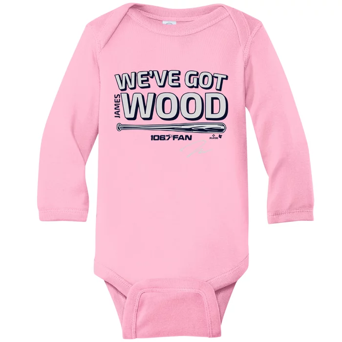 James Wood We’Ve Got Wood Baby Long Sleeve Bodysuit