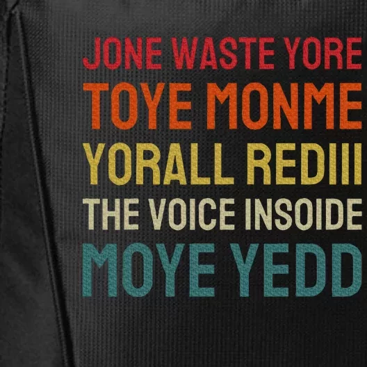 Jone Waste Yore Toye Monme Yorall Rediii City Backpack