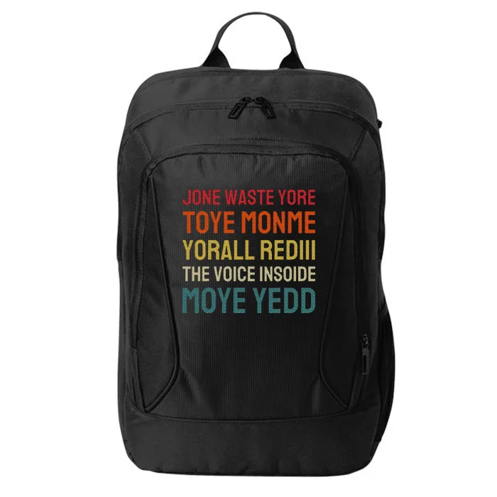 Jone Waste Yore Toye Monme Yorall Rediii City Backpack