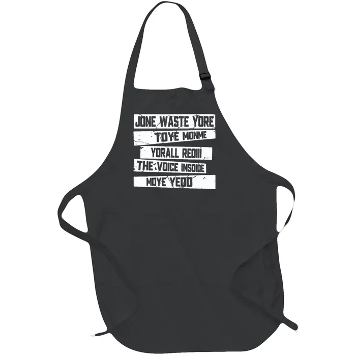 Jone Waste Yore Toye Monme Yorall Rediii Full-Length Apron With Pocket