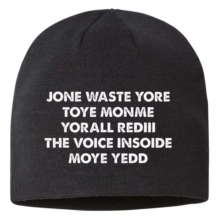 JONE WASTE YORE TOYE MONME YORALL REDIII THE VOICE 8 1/2in Sustainable Knit Beanie