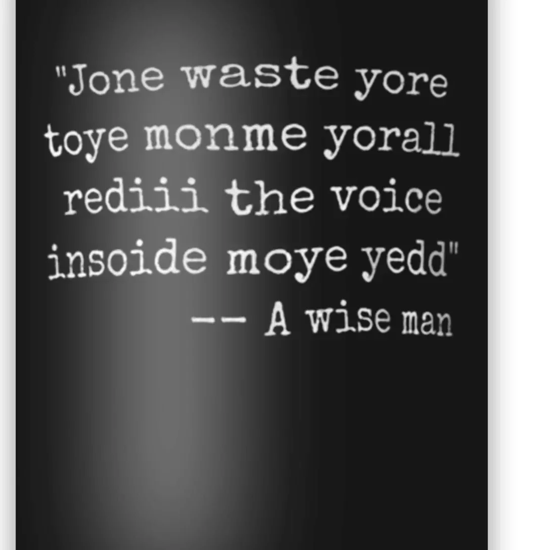 Jone Waste Yore Toye Monme Yorall Rediii Poster