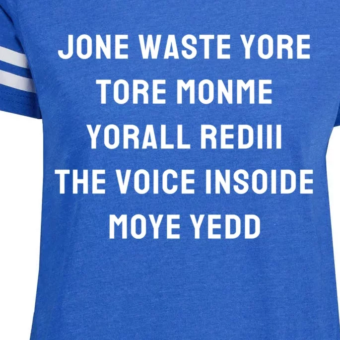 Jone Waste Yore Funny I Miss You Jone Waste Yore Toye Monme Enza Ladies Jersey Football T-Shirt