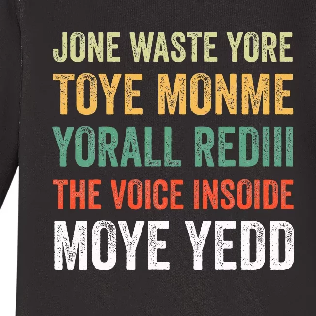 Jone Waste Yore Toye Monme Yorall Rediii Baby Long Sleeve Bodysuit