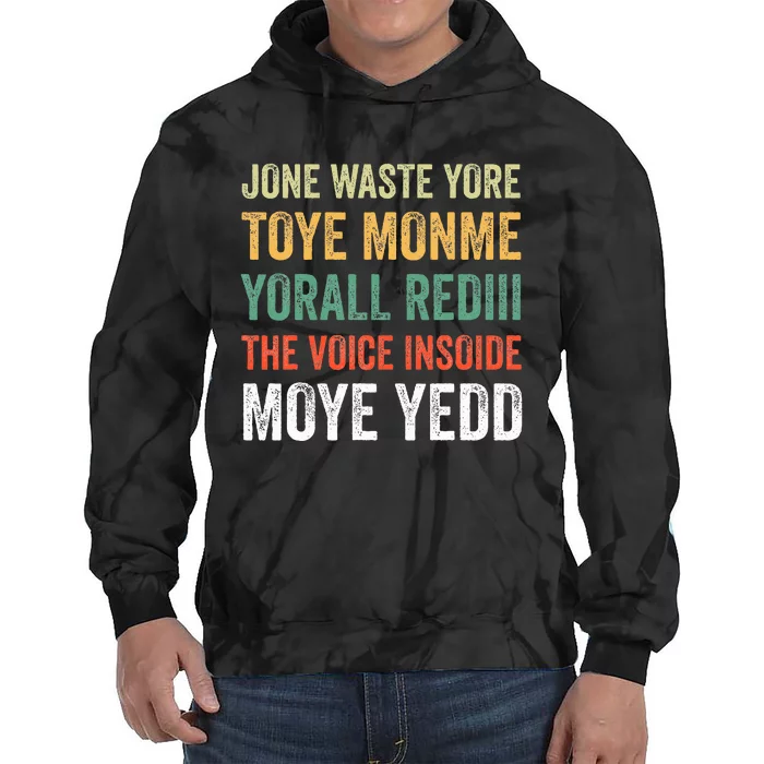 Jone Waste Yore Toye Monme Yorall Rediii Tie Dye Hoodie