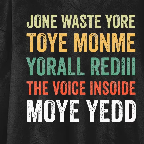 Jone Waste Yore Toye Monme Yorall Rediii Hooded Wearable Blanket