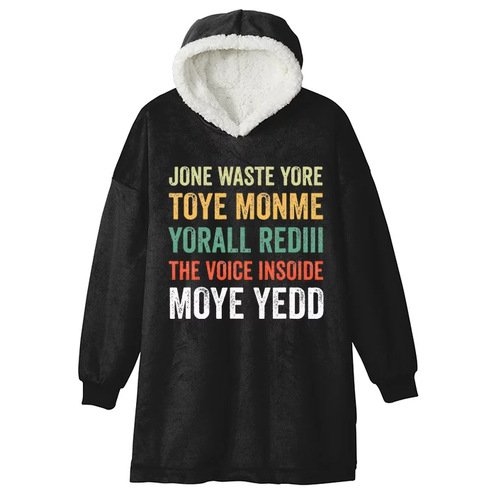 Jone Waste Yore Toye Monme Yorall Rediii Hooded Wearable Blanket