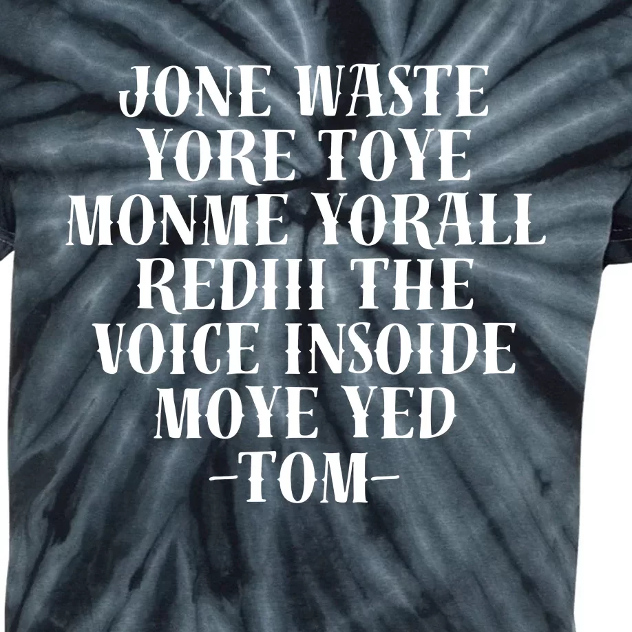 Jone Waste Yore Toye Monme Funny Pop Miss You Punk Kids Tie-Dye T-Shirt