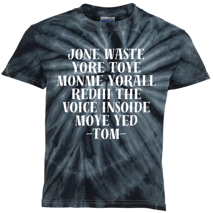 Jone Waste Yore Toye Monme Funny Pop Miss You Punk Kids Tie-Dye T-Shirt