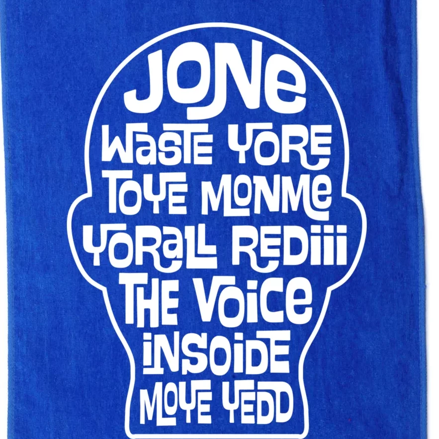 Jone Waste Yore Toye Monme Funny Pop Miss You Punk Lyrics Platinum Collection Golf Towel