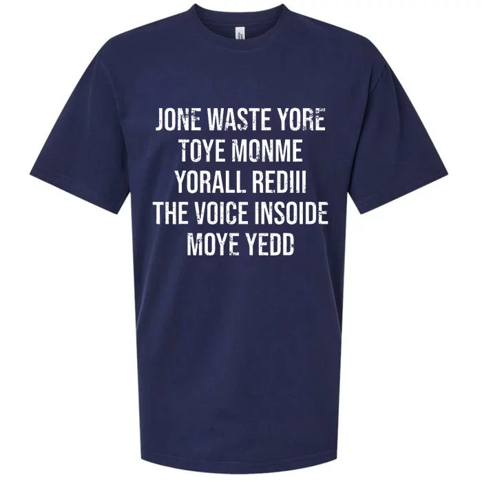 Jone Waste Yore Toye Toye Monme Yorall Rediii Lyrics Gifts Sueded Cloud Jersey T-Shirt