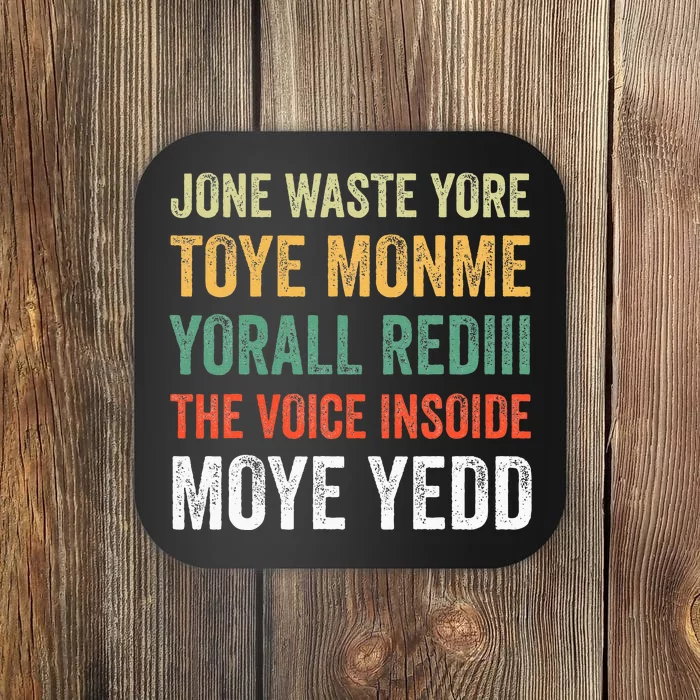 Jone Waste Yore Toye Monme Yorall Rediii Coaster