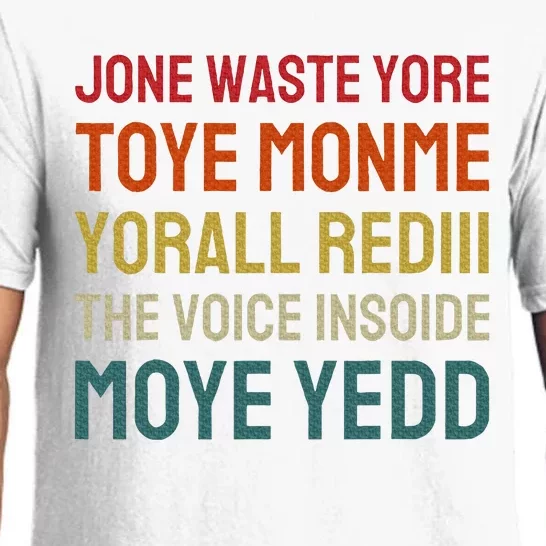 Jone Waste Yore Toye Toye Monme Yorall Rediii Pajama Set