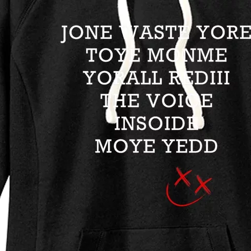 Jone Waste Yore Toye Monme Funny Miss You Jone Waste Yore Women's Fleece Hoodie