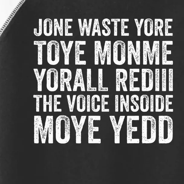 Jone Waste Yore Funny I Miss You Jone Waste Yore Toye Monme Toddler Fine Jersey T-Shirt