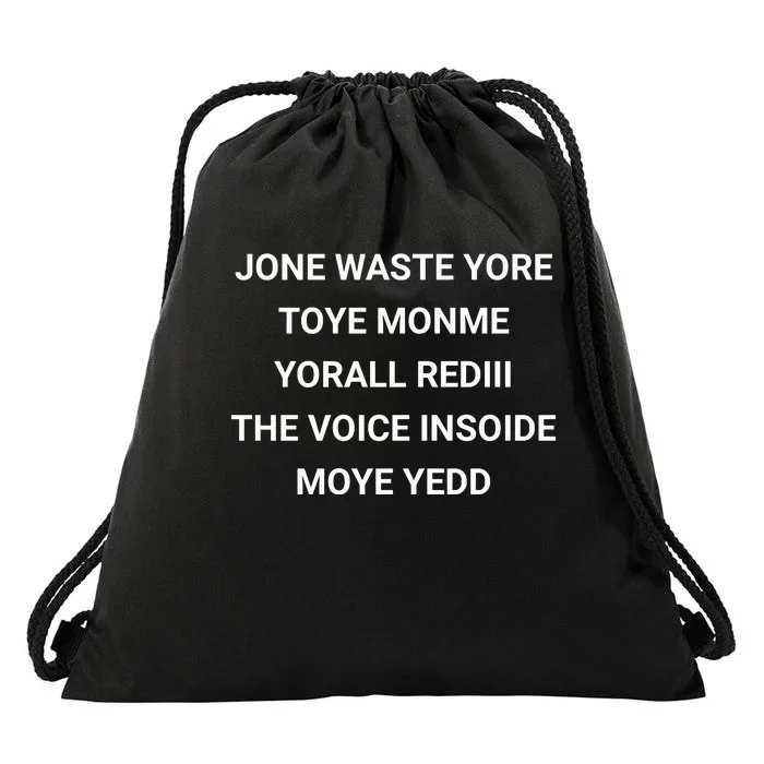 Jone Waste Yore Toye Monme Drawstring Bag