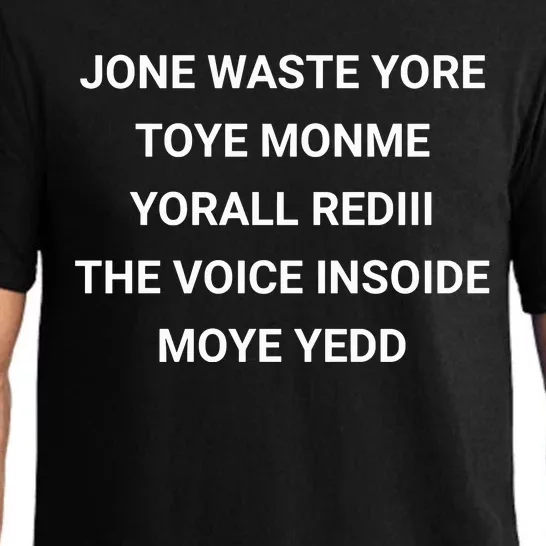 Jone Waste Yore Toye Monme Pajama Set