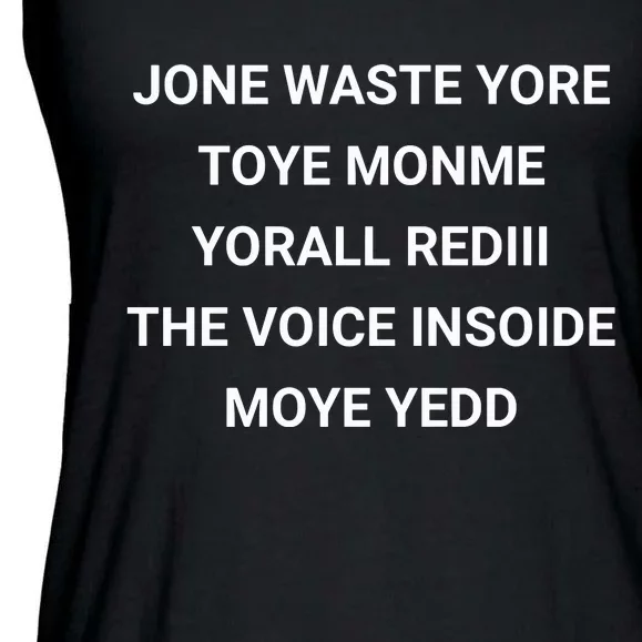 Jone Waste Yore Toye Monme Ladies Essential Flowy Tank