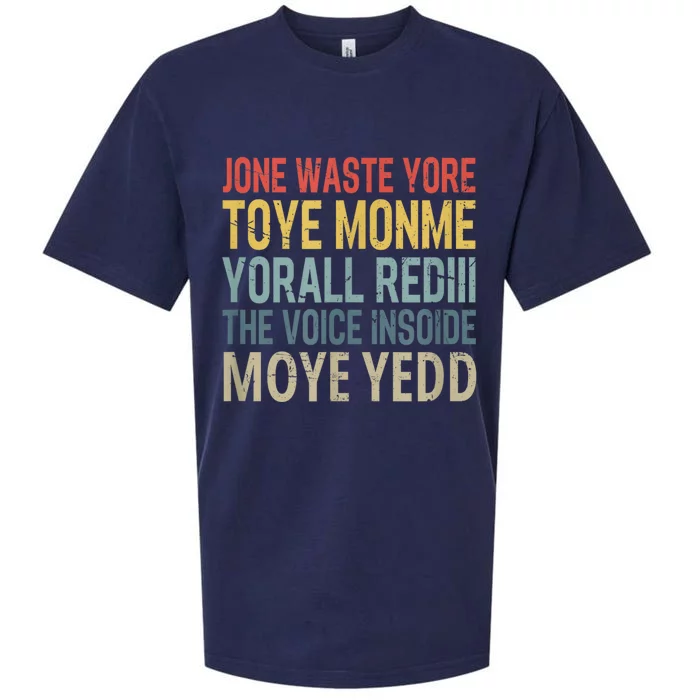 Jone Waste Yore Toye Monme Yorall Rediii The Voice Insoide Sueded Cloud Jersey T-Shirt