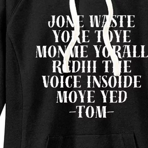 Jone Waste Yore Toye Monme Funny Pop Miss You Punk Women's Fleece Hoodie