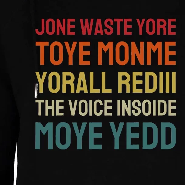 Jone Waste Yore Toye Toye Monme Yorall Rediii Womens Funnel Neck Pullover Hood