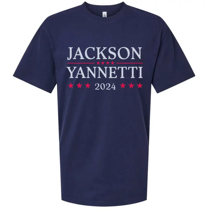 Jackson Yanetti 2024 Election Support Sueded Cloud Jersey T-Shirt