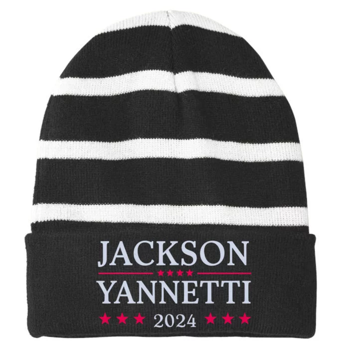 Jackson Yanetti 2024 Striped Beanie with Solid Band