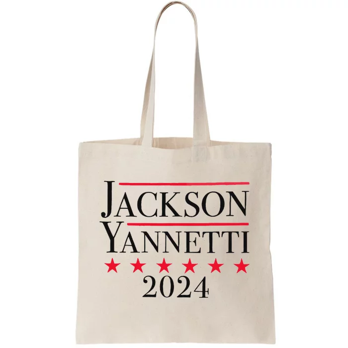 Jackson Yanetti 2024 Campaign Design Tote Bag