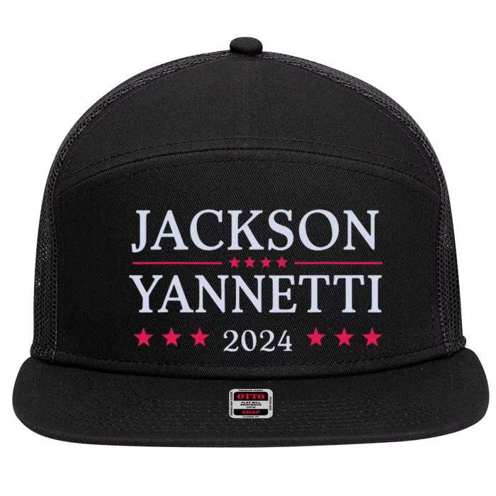 Jackson Yannetti 2024 7 Panel Mesh Trucker Snapback Hat