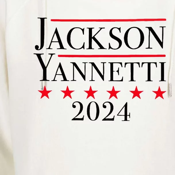 Jackson Yanetti 24 Campaign Support Design Womens Funnel Neck Pullover Hood