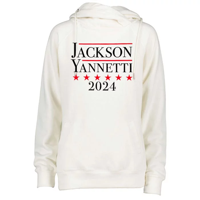 Jackson Yanetti 24 Campaign Support Design Womens Funnel Neck Pullover Hood