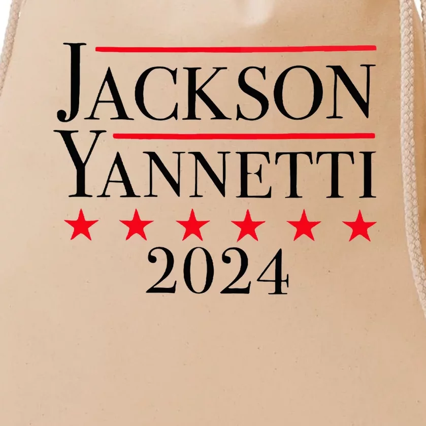 Jackson Yanetti 24 Campaign Support Design Drawstring Bag