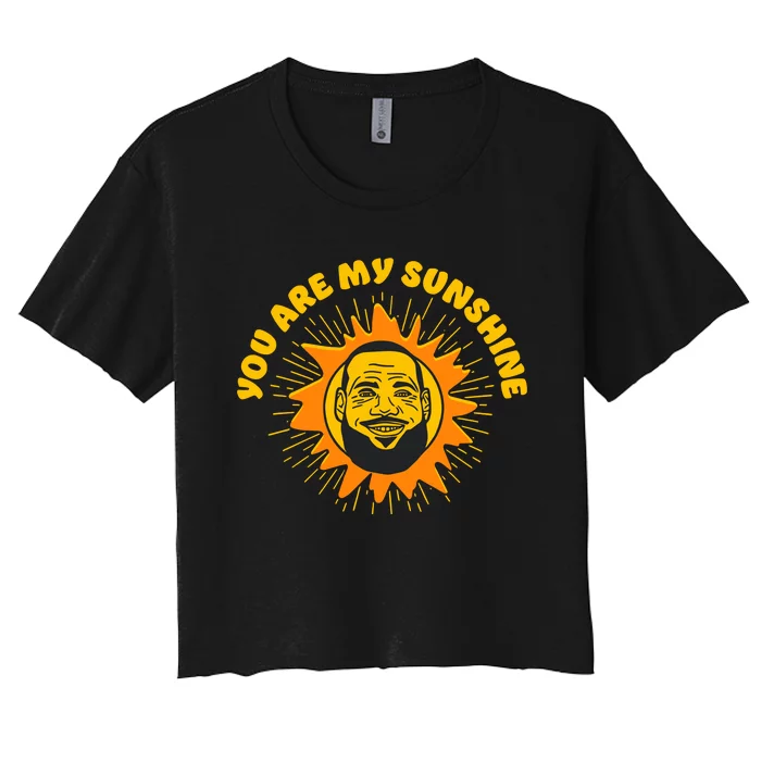 James You Are My Sunshine Women's Crop Top Tee