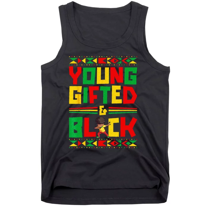 Juneteenth Young Black African American History Tank Top