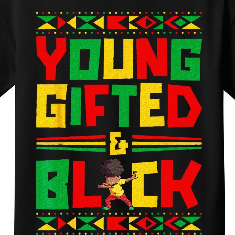 Juneteenth Young Black African American History Kids T-Shirt