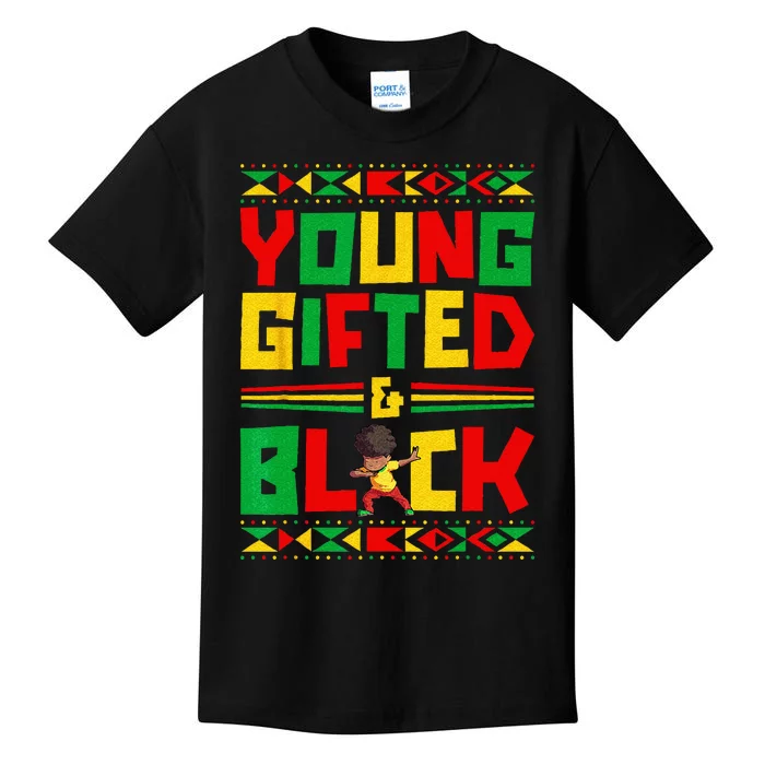 Juneteenth Young Black African American History Kids T-Shirt