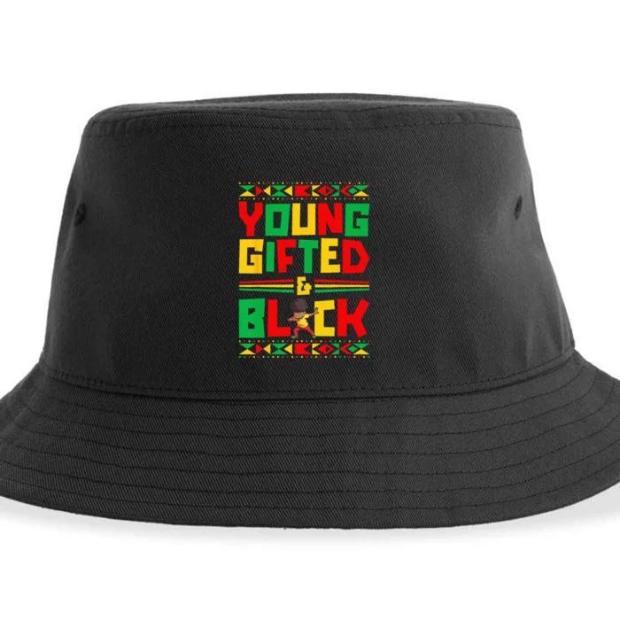 Juneteenth Young Black Boy African American History Sustainable Bucket Hat