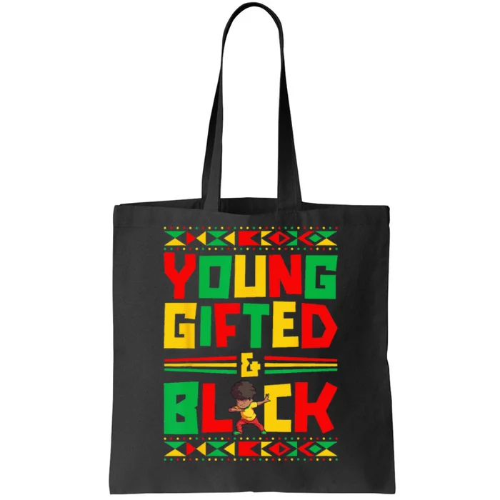 Juneteenth Young Black Boy African American History Tote Bag