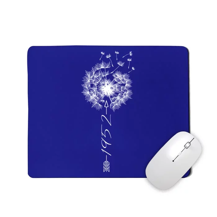 Just Year Birthday 1952 Gift Cute Dandelion Flower Breathe Gift Mousepad